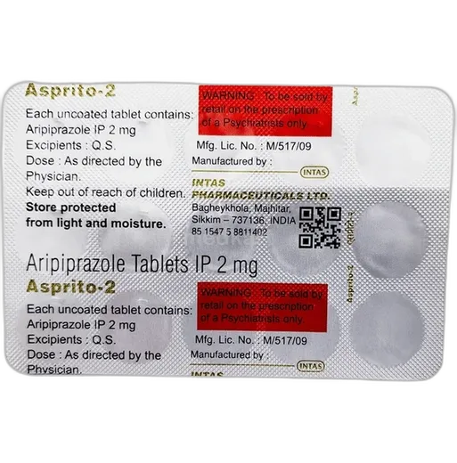 asprito 2mg tablet 15's